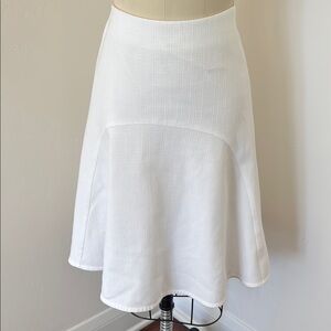 Club Monaco white A-line skirt, size 00
